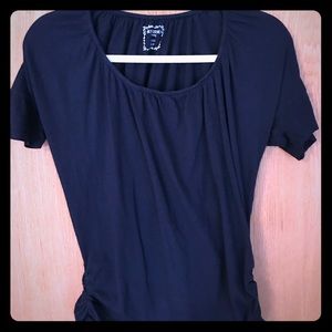 FINAL PRICE Motherhood Maternity navy nursingshirt